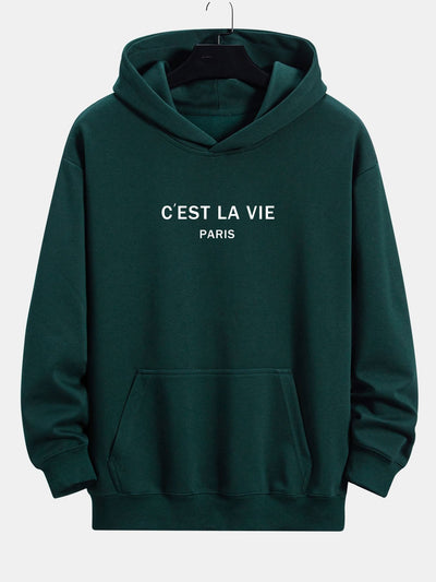 Gus | Paris Print Relax Fit Hoodie