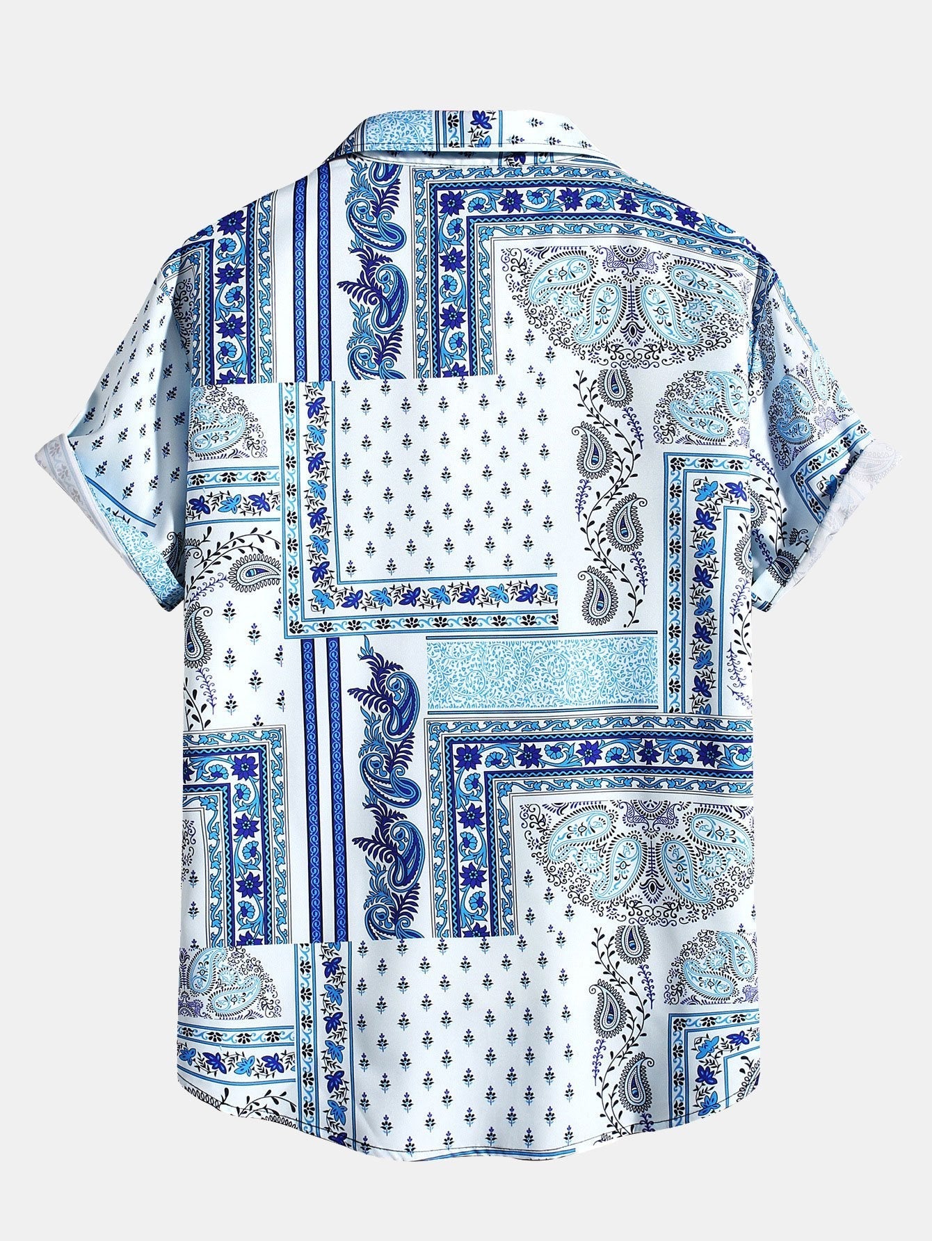 Beltrán® | Paisley Scarf Print Button Up Shirt