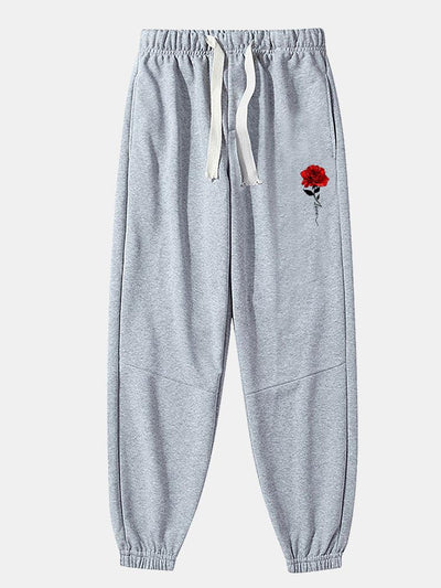 Baltsar® | Rose Print Cotton Blend Jogger Pants