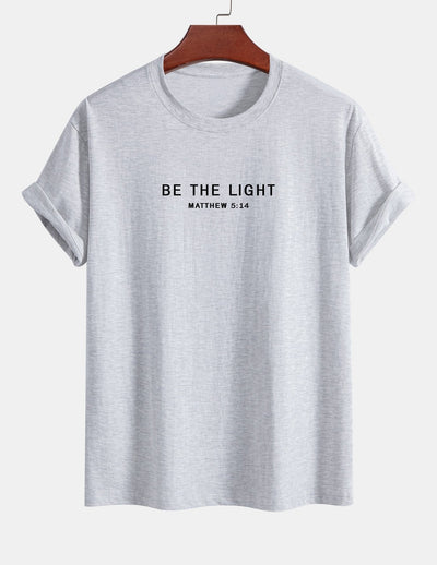 Asdrúbal® | Be The Light Print Cotton T-Shirt
