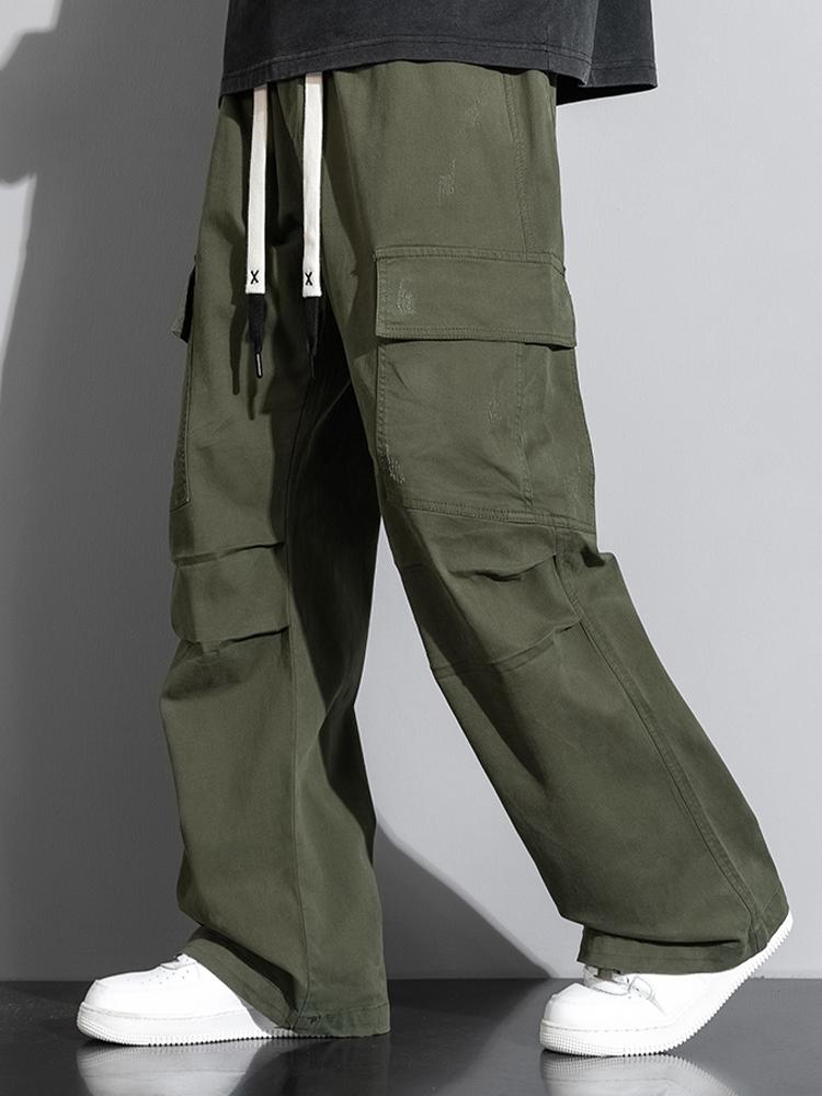 Galdino® | Straight Leg Cotton Cargo Pants
