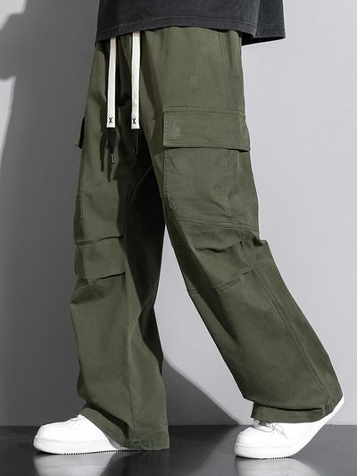 Galdino® | Straight Leg Cotton Cargo Pants