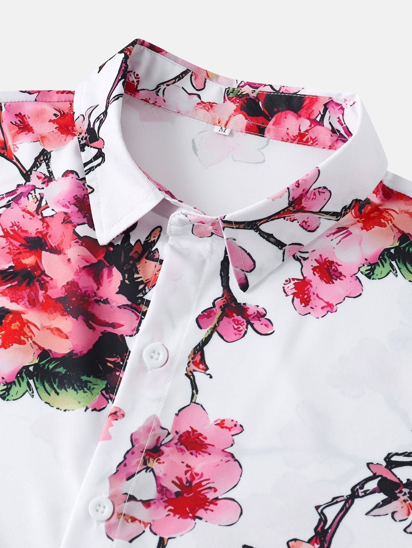 Arian® | Floral Print Button Up Shirt
