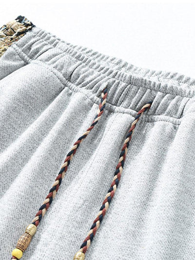 Adalberto® | Bear Print Patchwork Straight Leg Pants
