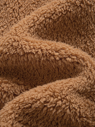 Ryder | Teddy Fleece Button Up Hooded Coat