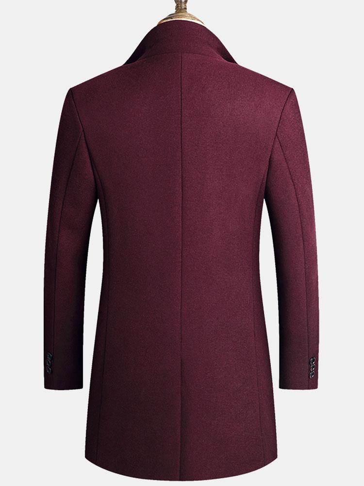 Thane | Lapel Woolen Overcoat