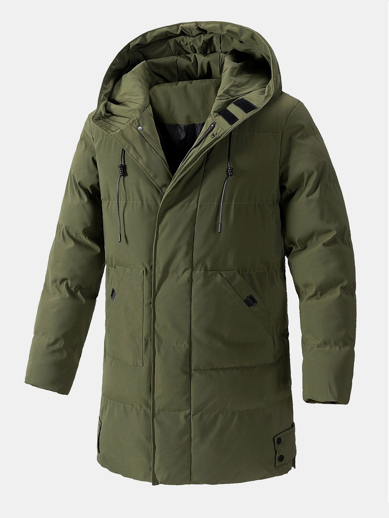 Lennox | Long Line Hooded Puffer Coat