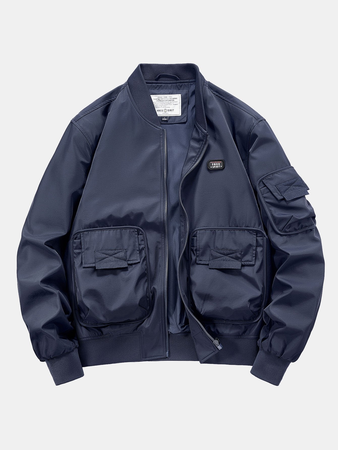 Finn | Multi Pockets Bomber Jacket