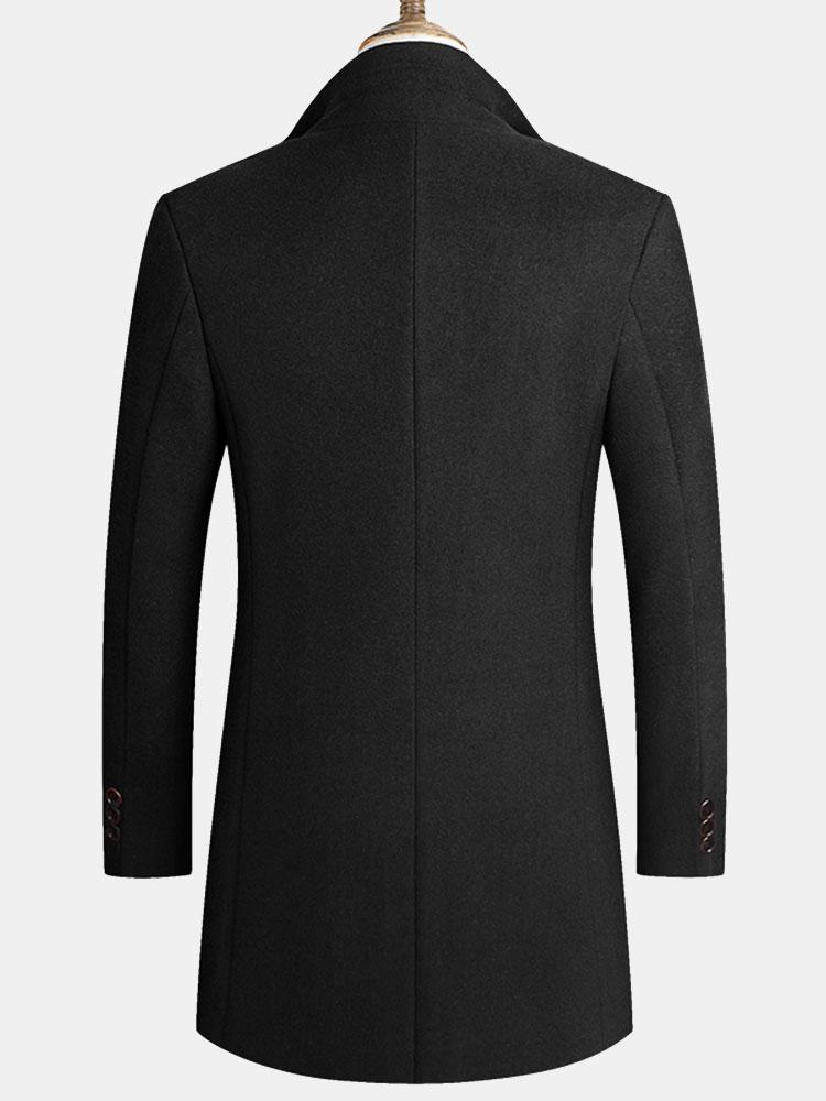 Thane | Lapel Woolen Overcoat