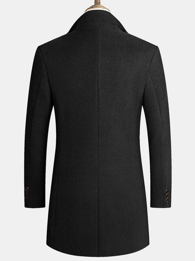 Thane | Lapel Woolen Overcoat