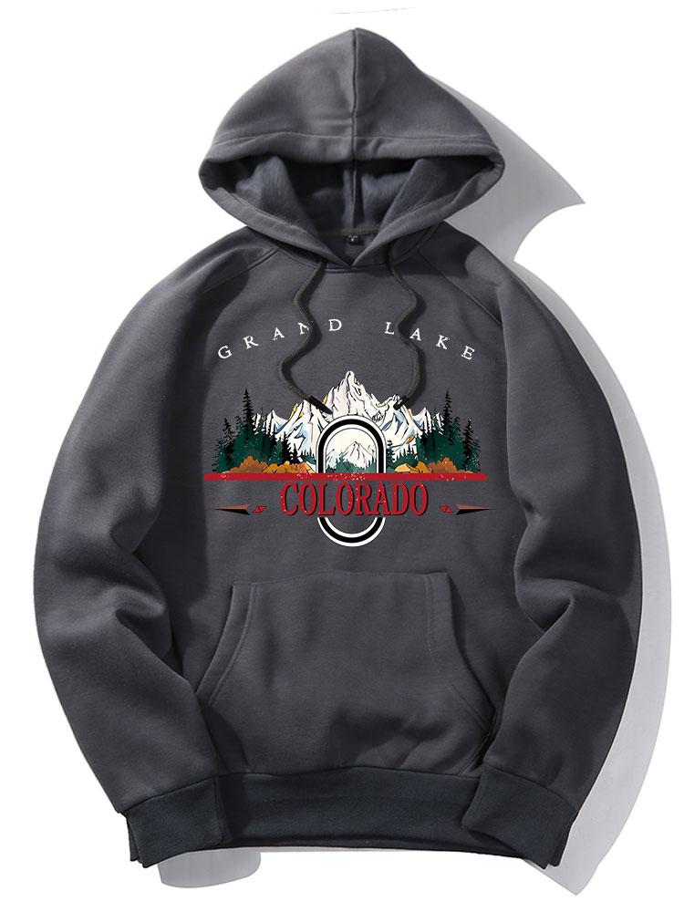 Alaric | Colorado Mountain Print Hoodie