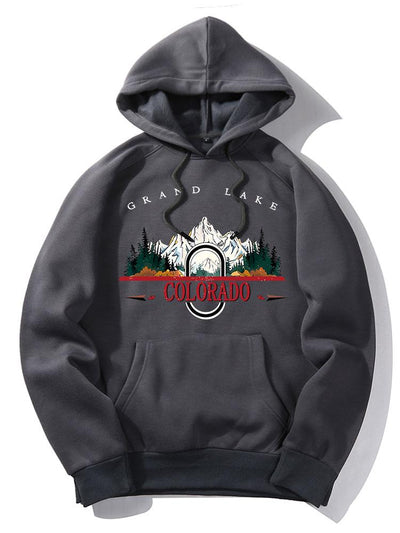 Alaric | Colorado Mountain Print Hoodie