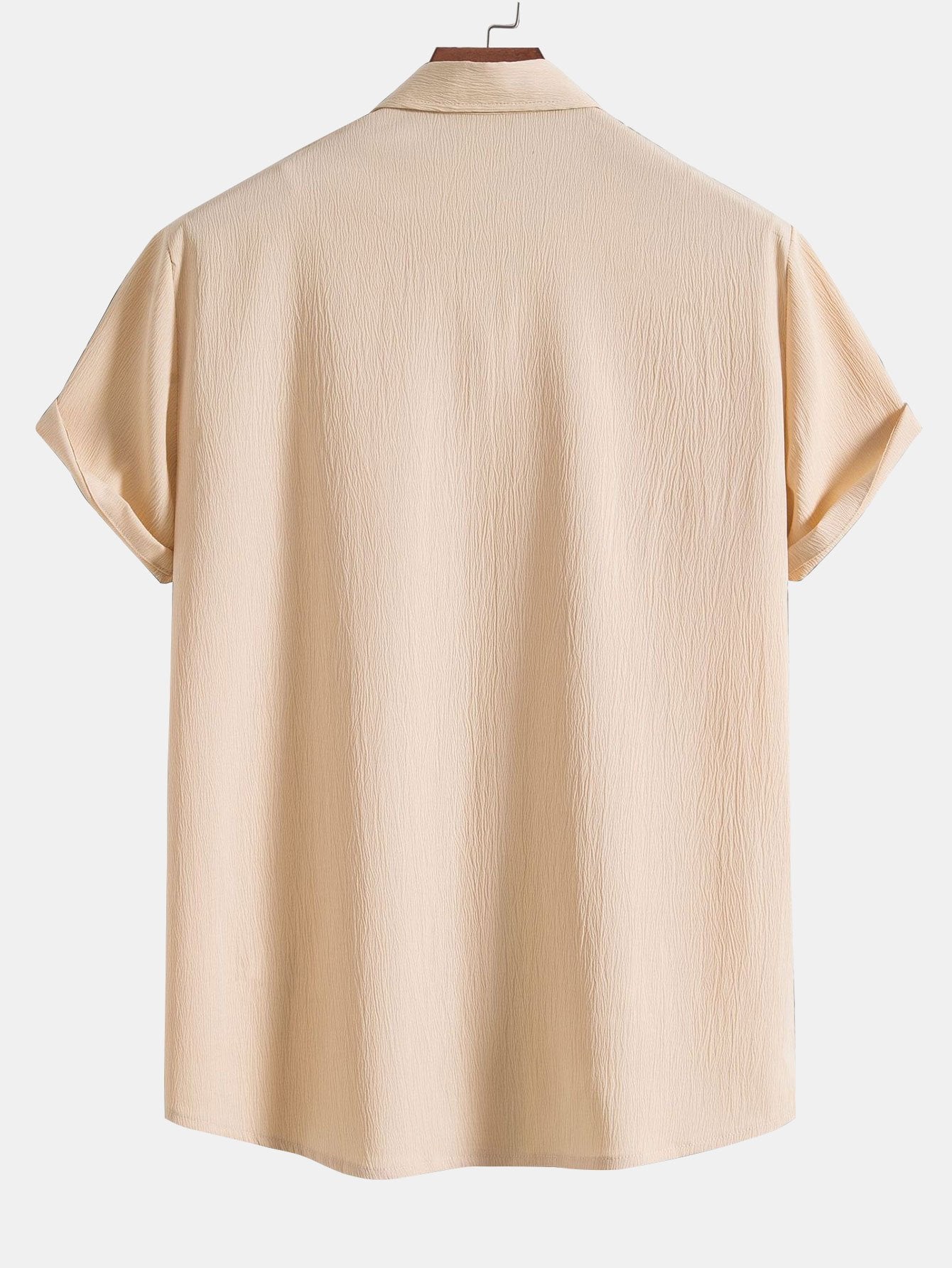 Aloys® | Wrinkled Concealed Fly Shirt