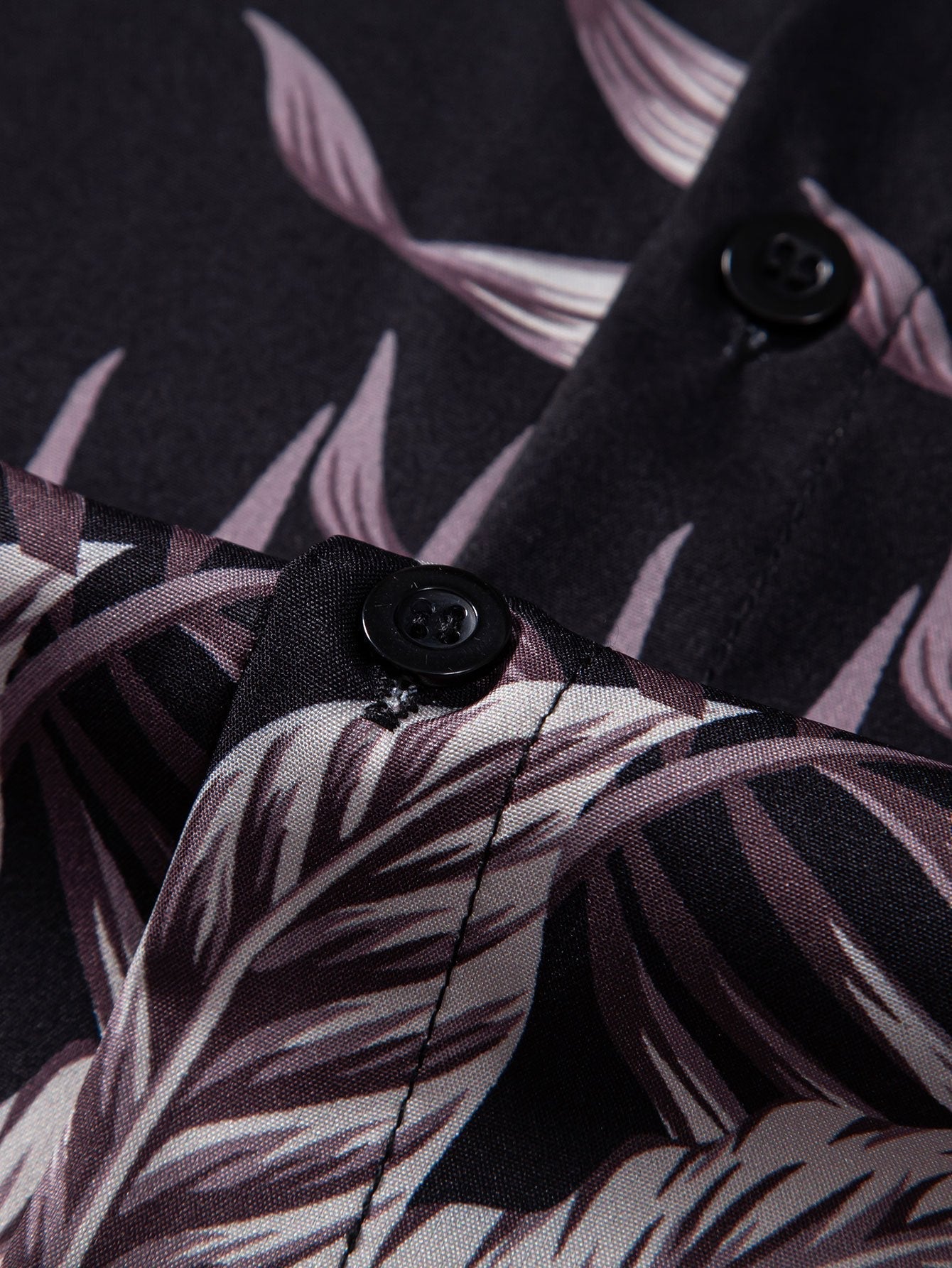 Arquimedes® | Leaf Print Button Up Shirt