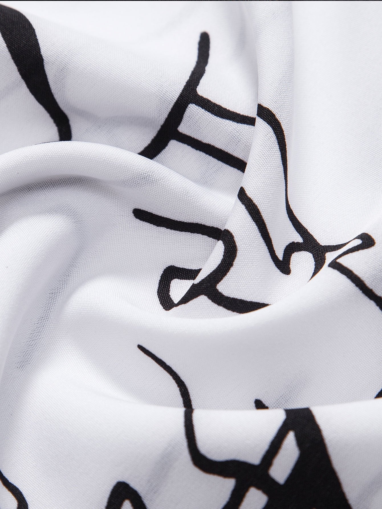 Alejandro® | Abstract Line Print Buttton Up Shirt
