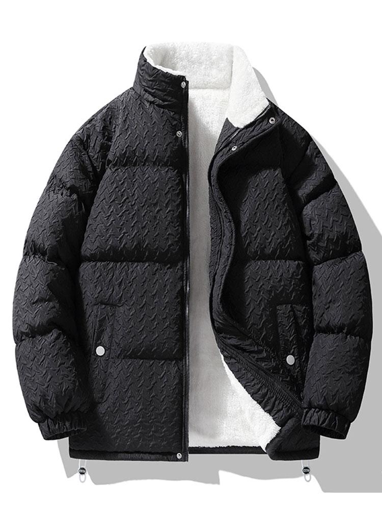 Julio | Teddy Lined Jacquard Coat