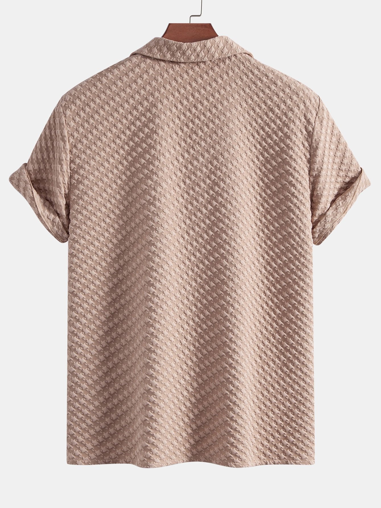 Artzi® | Houndstooth Jacquard Cuban Shirt