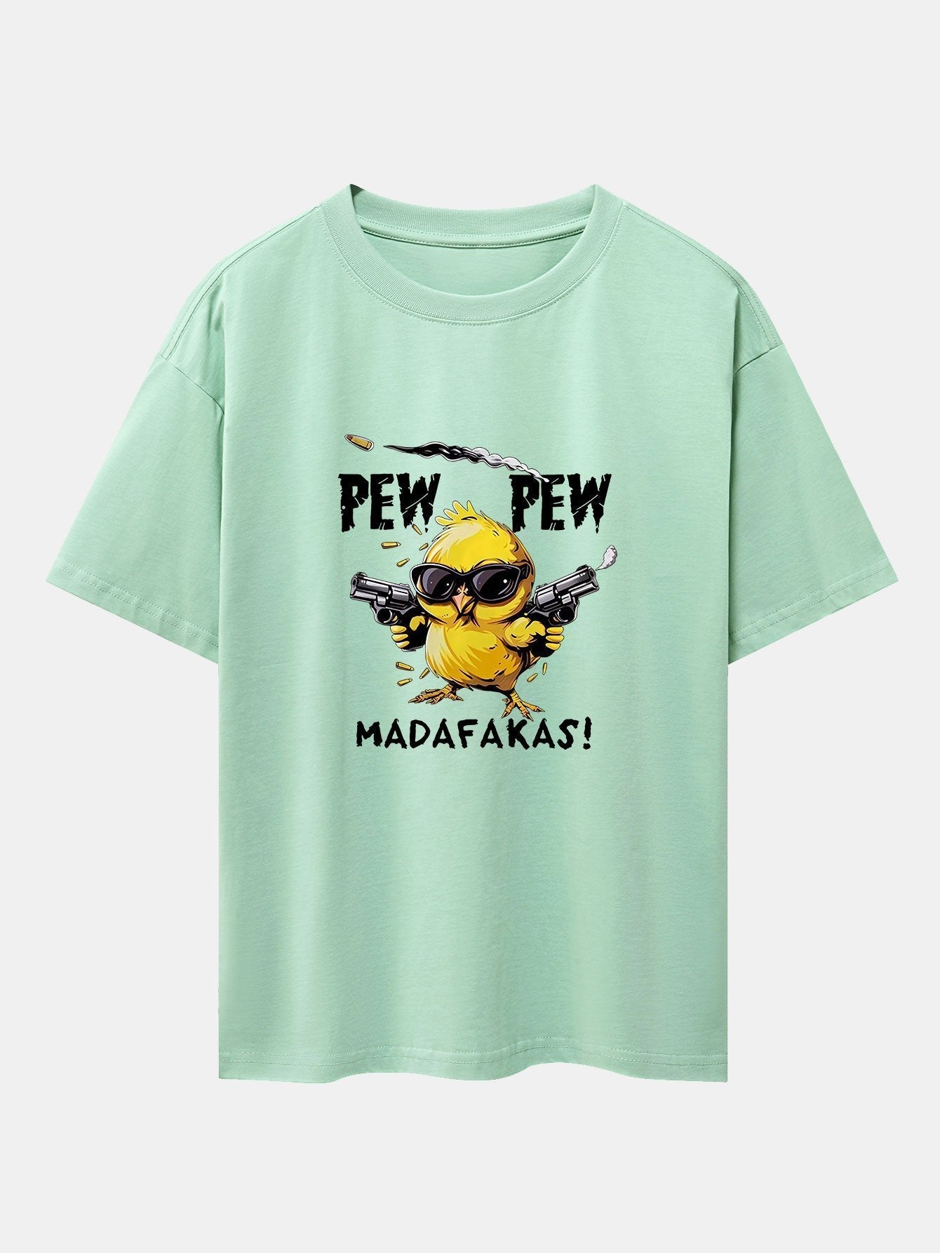 Severino® | Chicken Print Drop Shoulder Oversize T-Shirt