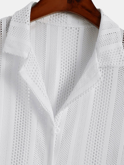 Arunas® | Mesh Textured Shirt