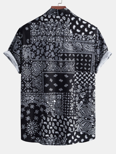 Argyll® | Paisley Print Button Up Shirt