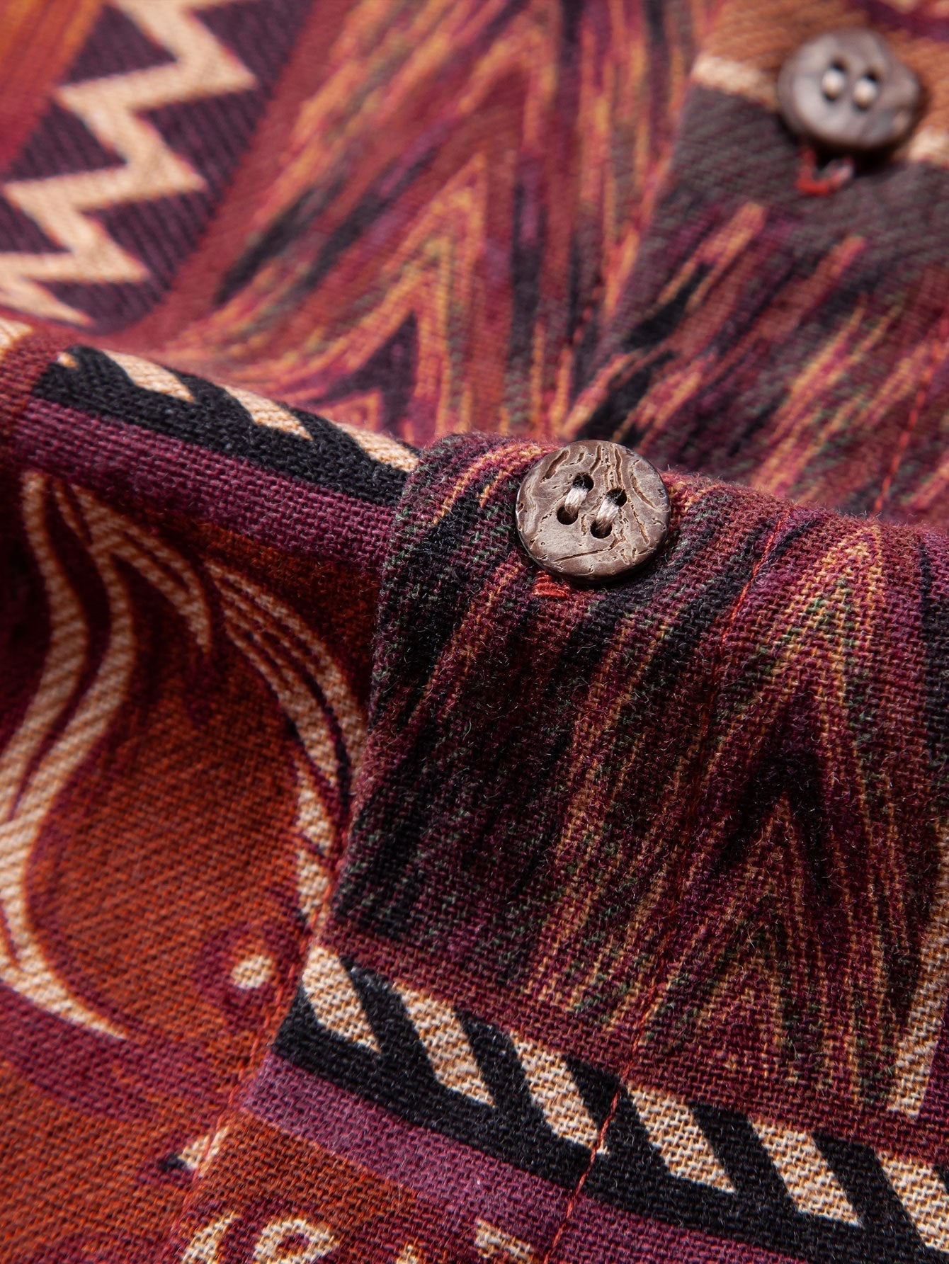 Alfy® | Floral Geometric Patchwork Print Cotton Shirt