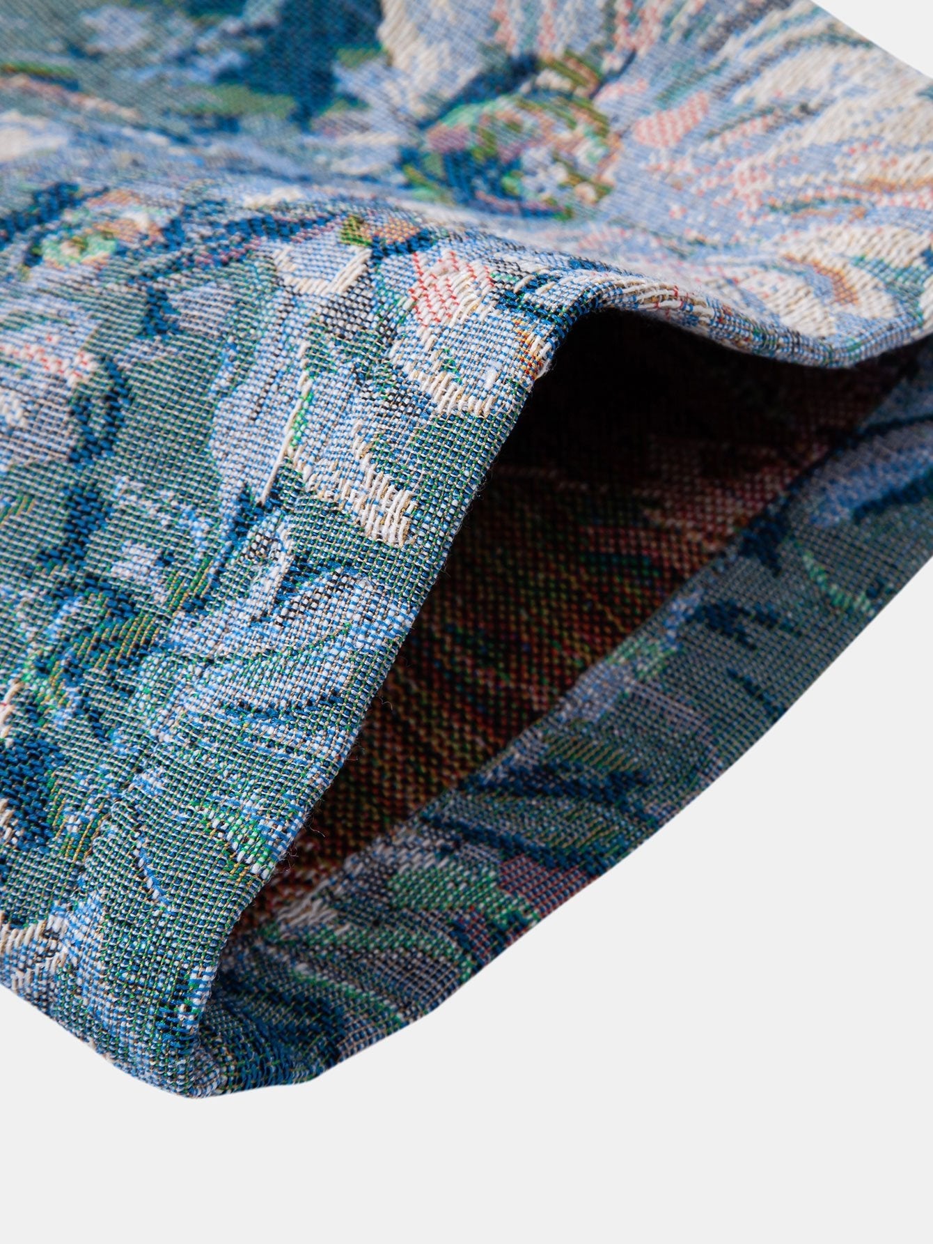 Adeimantos® | Painted Floral Jacquard Cuban Shirt & Shorts