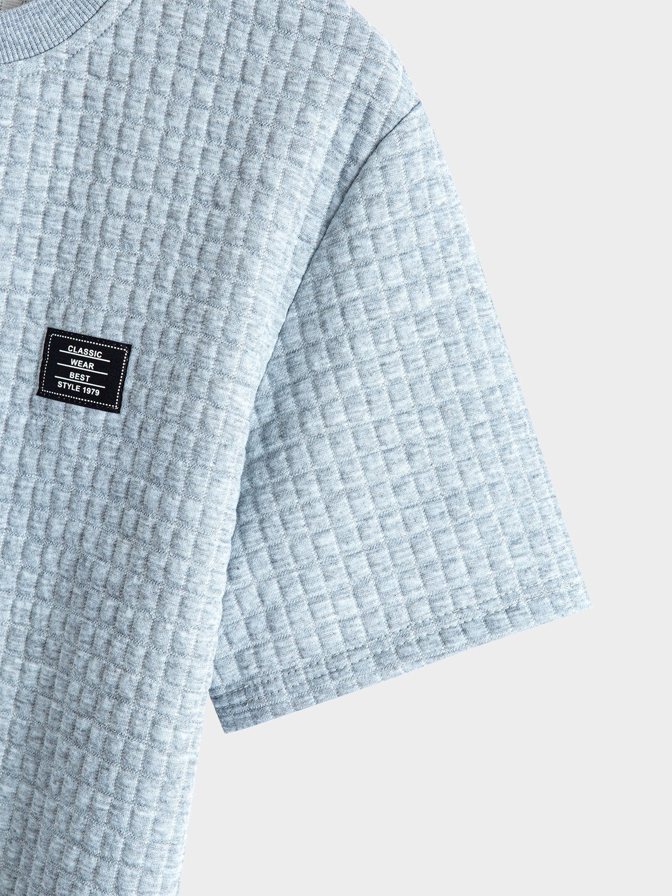 Bartolomé® | Short Sleeve Waffle Arc Hem T-Shirt