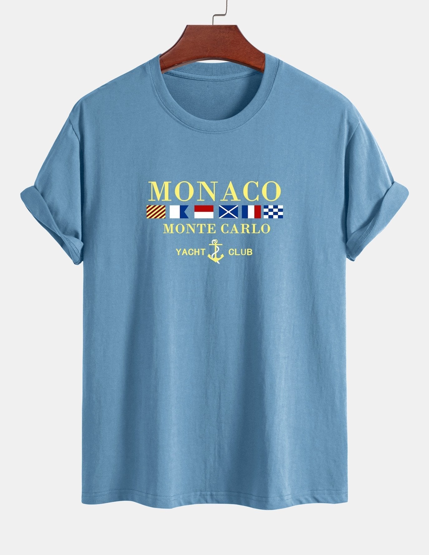 Arnaldo® | Monaco Slogan Print Cotton T-Shirt