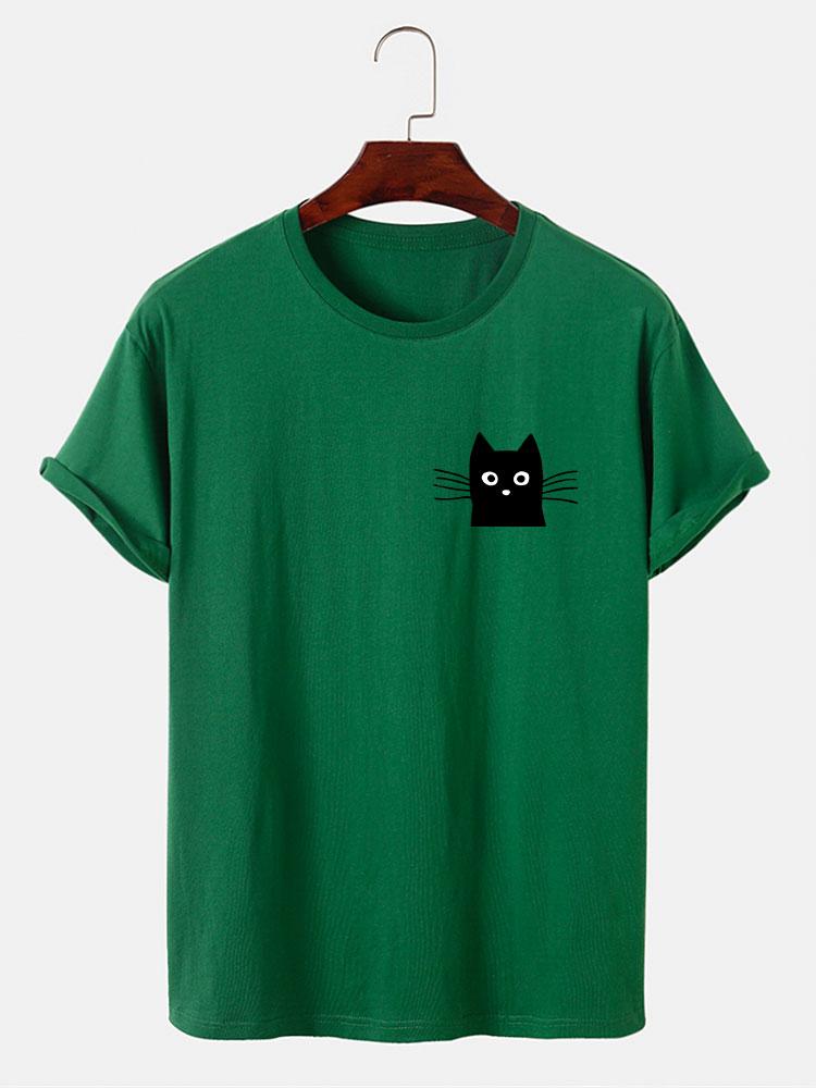Ivan® | Cat Face Print T-Shirt