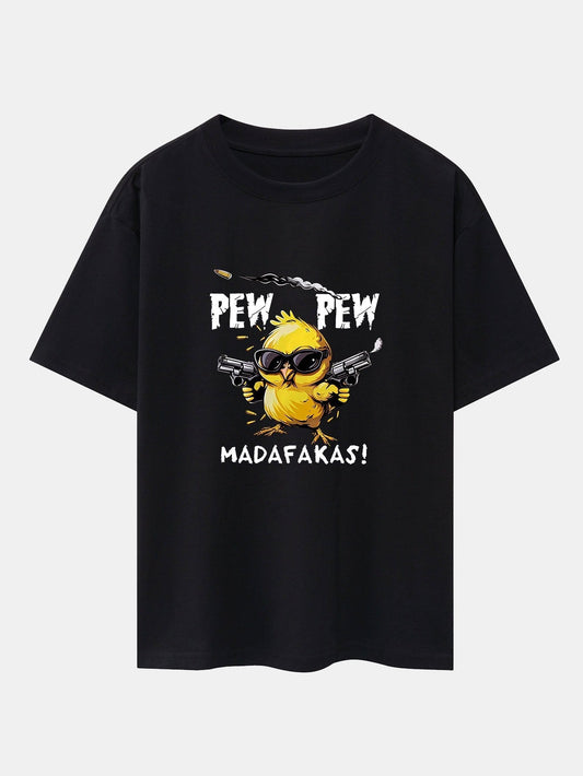 Severino® | Chicken Print Drop Shoulder Oversize T-Shirt