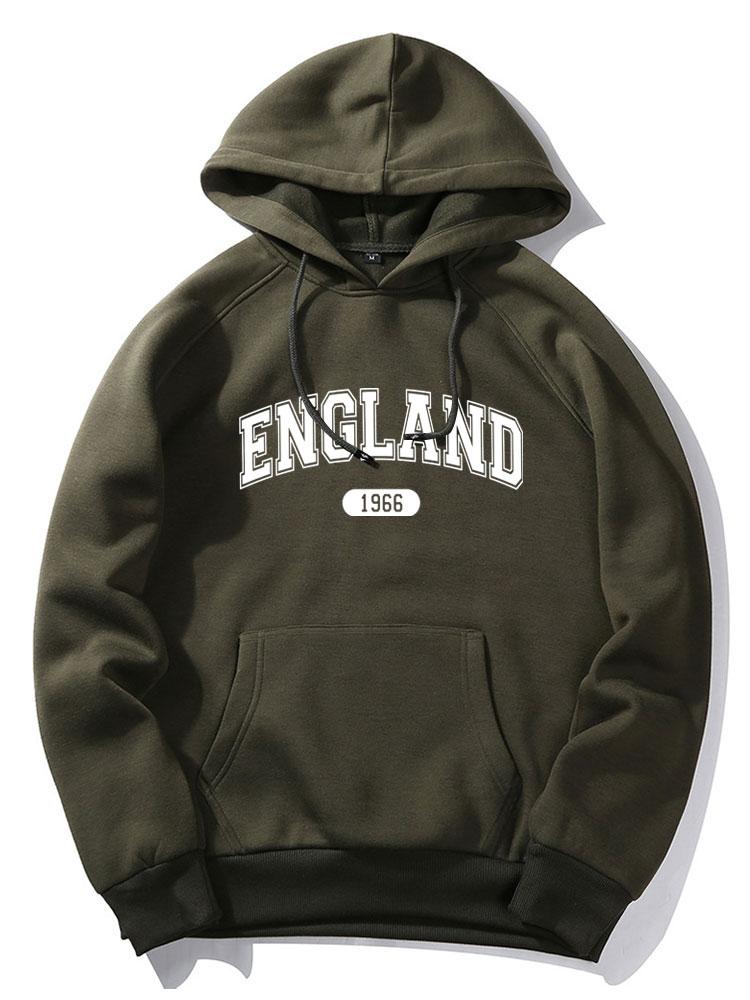 Ulric | England Letter Print Hoodie