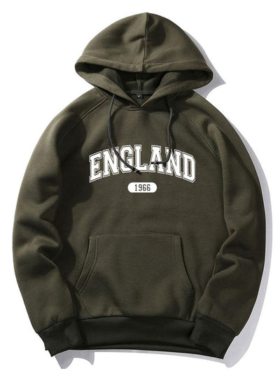 Ulric | England Letter Print Hoodie
