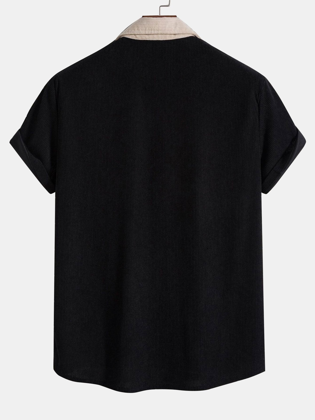 Publio® | Two Tone Corduroy Shirt & Corduroy Shorts