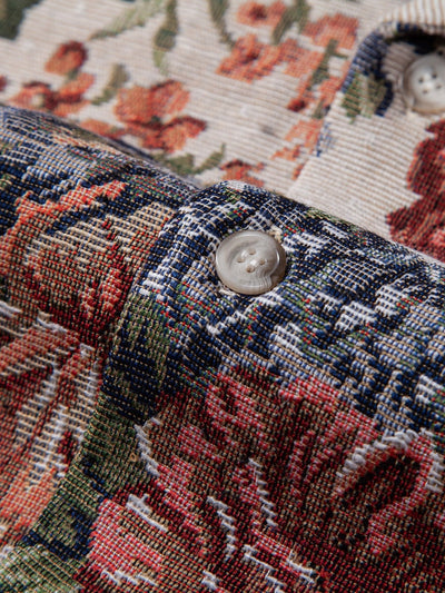 Artin® | Floral Jacquard Cuban Shirt