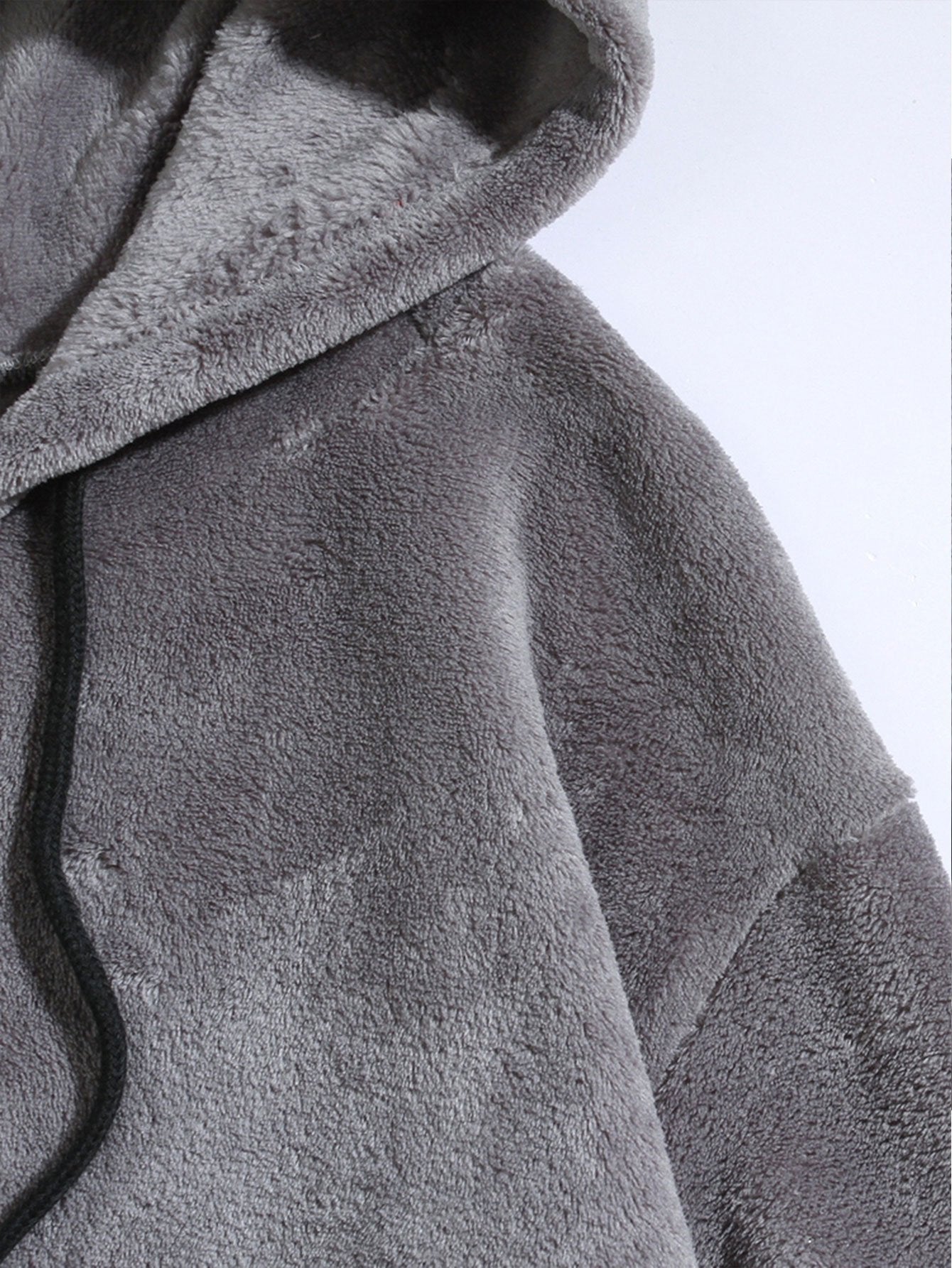 Brian | Relax Fit Teddy Fleece Hoodie With Ears