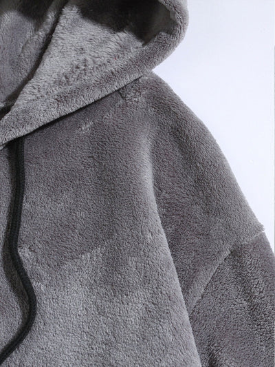 Brian | Relax Fit Teddy Fleece Hoodie With Ears