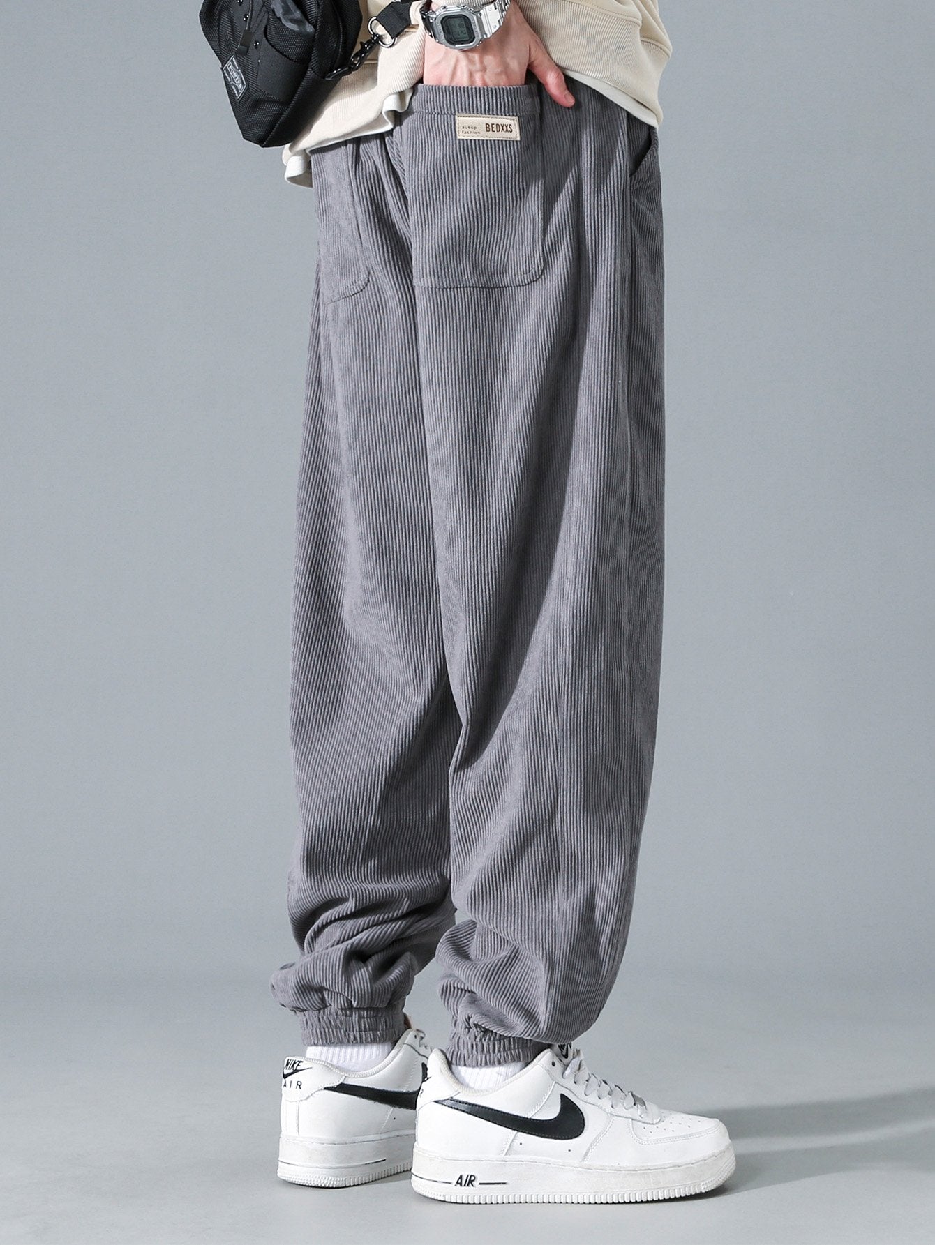 Esau® | Drawstring Corduroy Jogging Pants