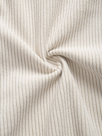Adriano® | Corduroy Stand Collar Shirt
