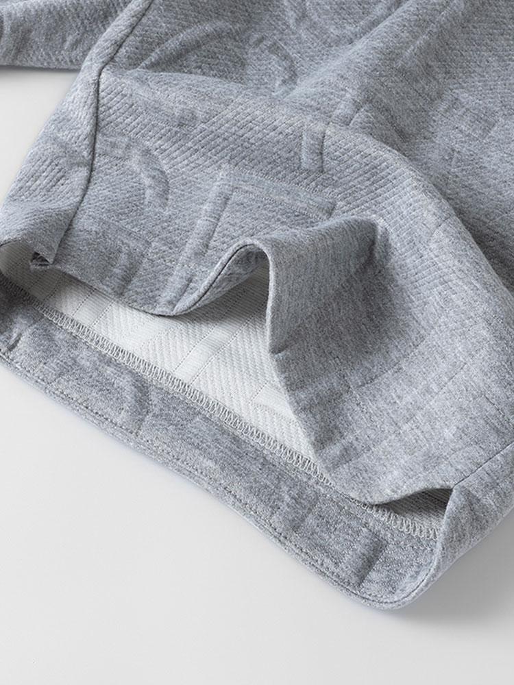 Avelino® | Letter Jacquard Warm Up Shorts