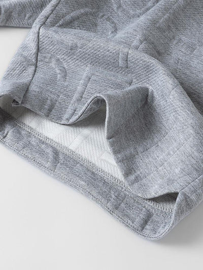 Avelino® | Letter Jacquard Warm Up Shorts