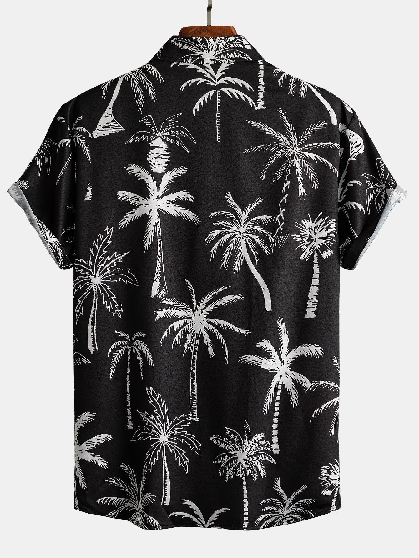 Patricio® | Palm Tree Print Button Up Shirt & Swim Shorts