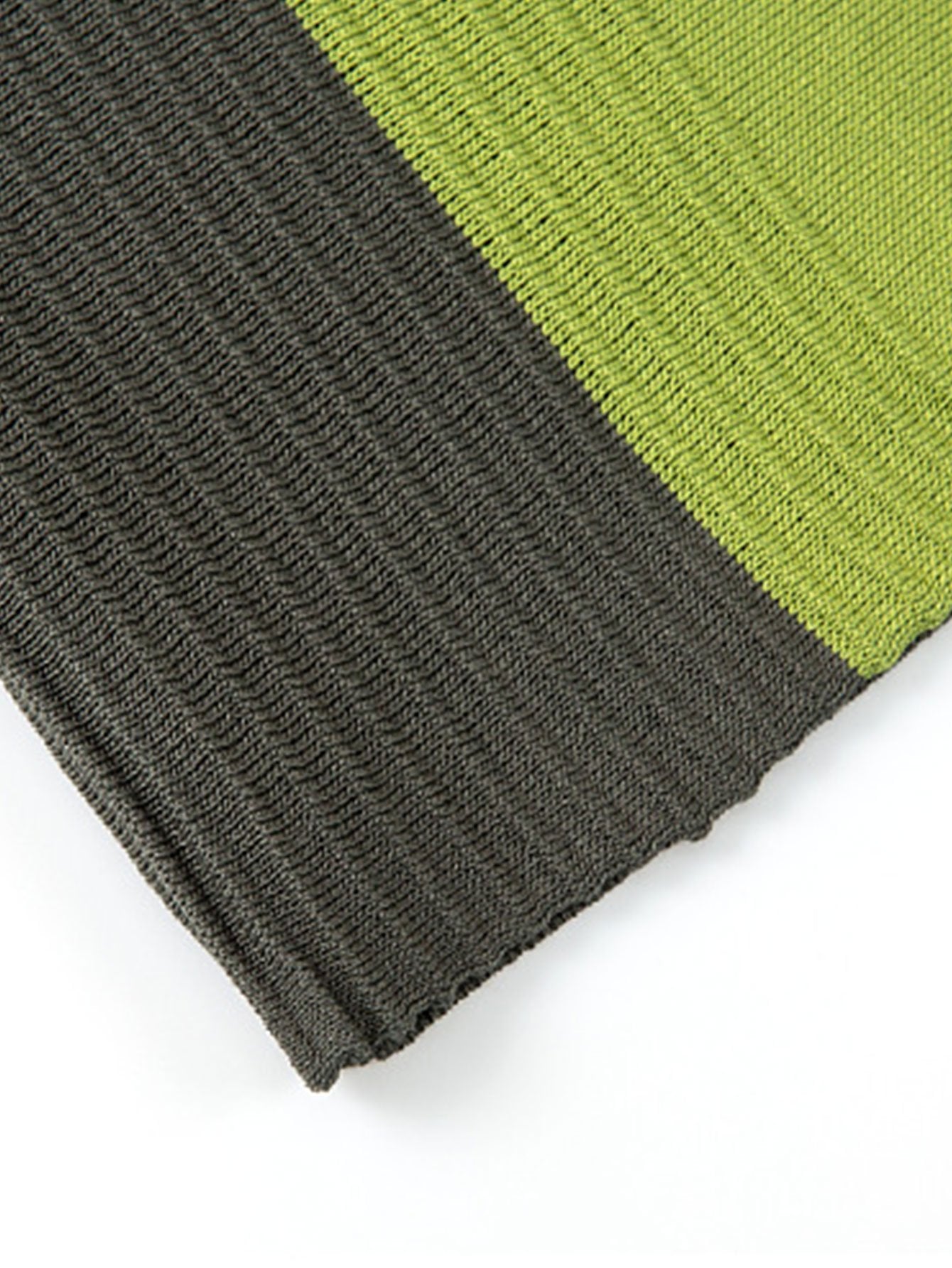 Brooks | Striped Short Sleeve Color Block Sweater Polo