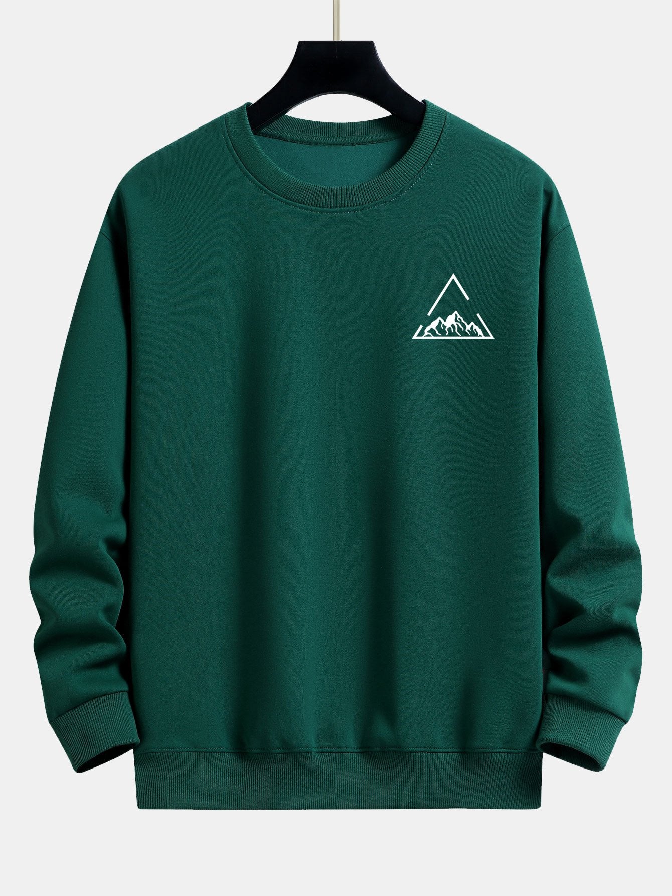 Lars® | Triangle Mountain Print Relax Fit Sweatshirt