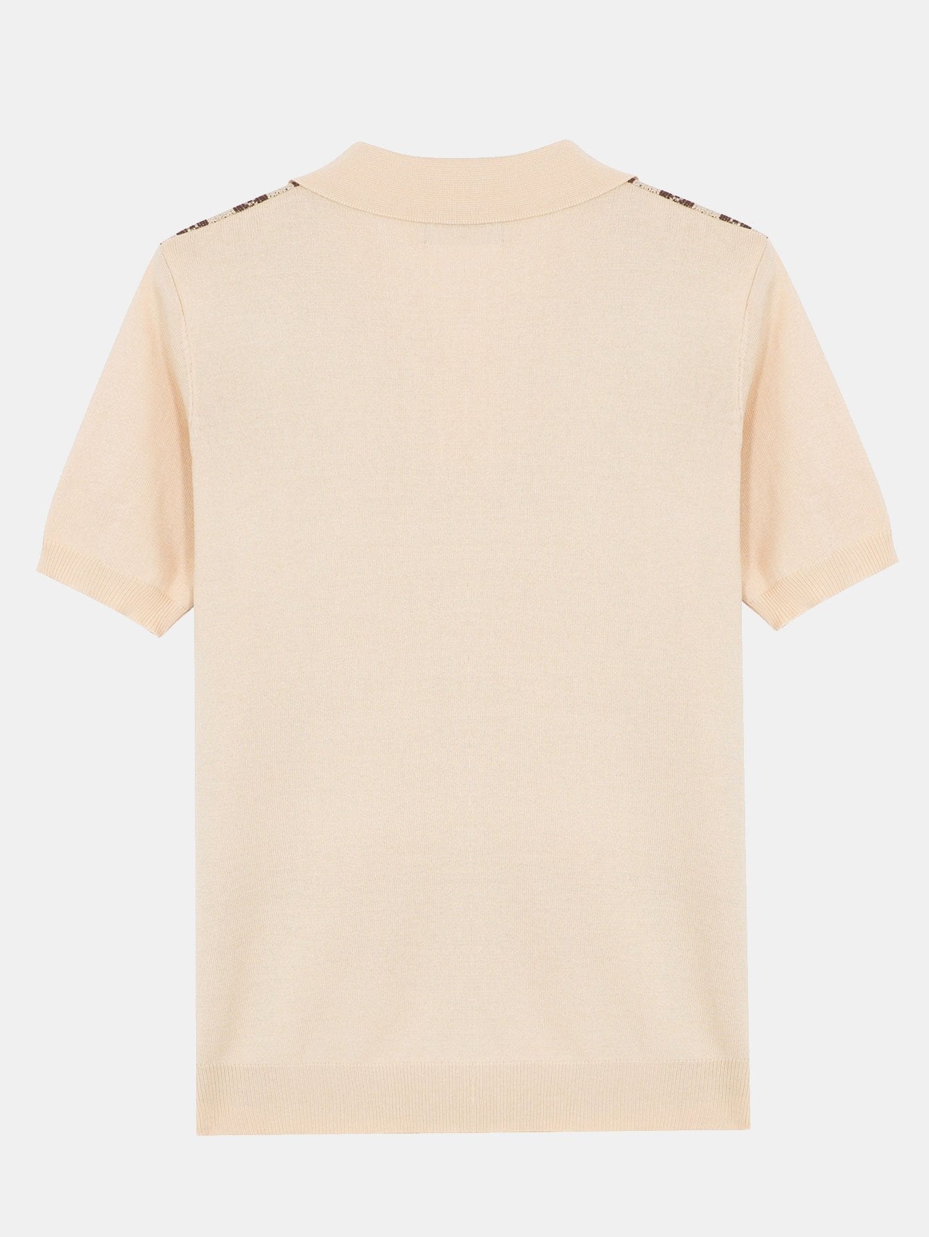 Finn | Striped Short Sleeve Sweater Polo