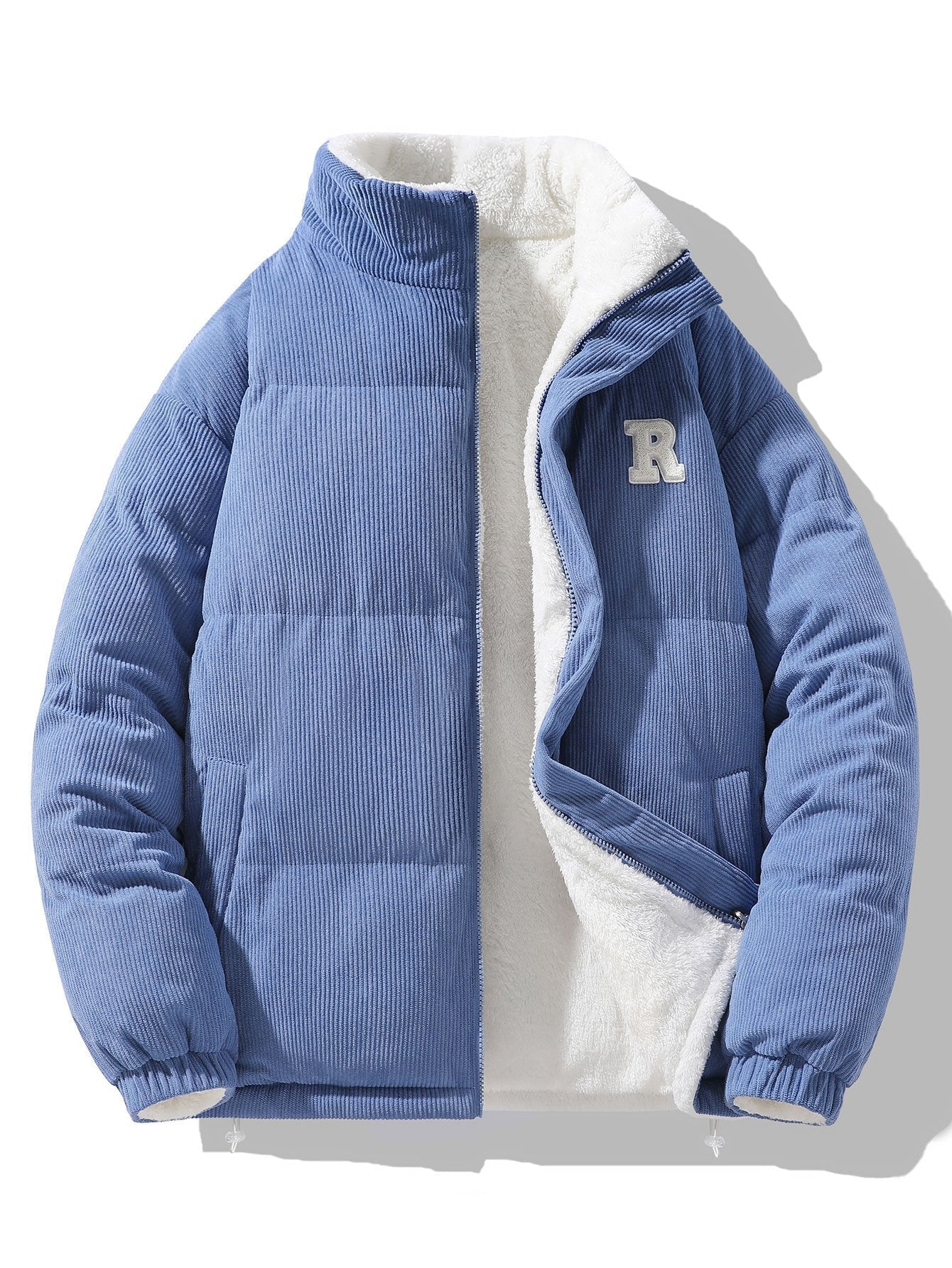 Guillermo | Reversible Teddy Fleece Corduroy Coat