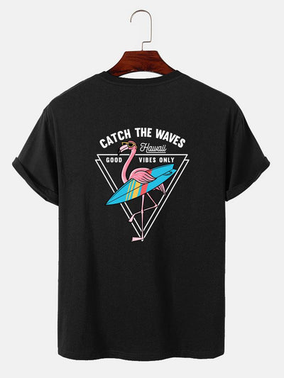 Herman® | Surf Flamingo Print T-Shirt