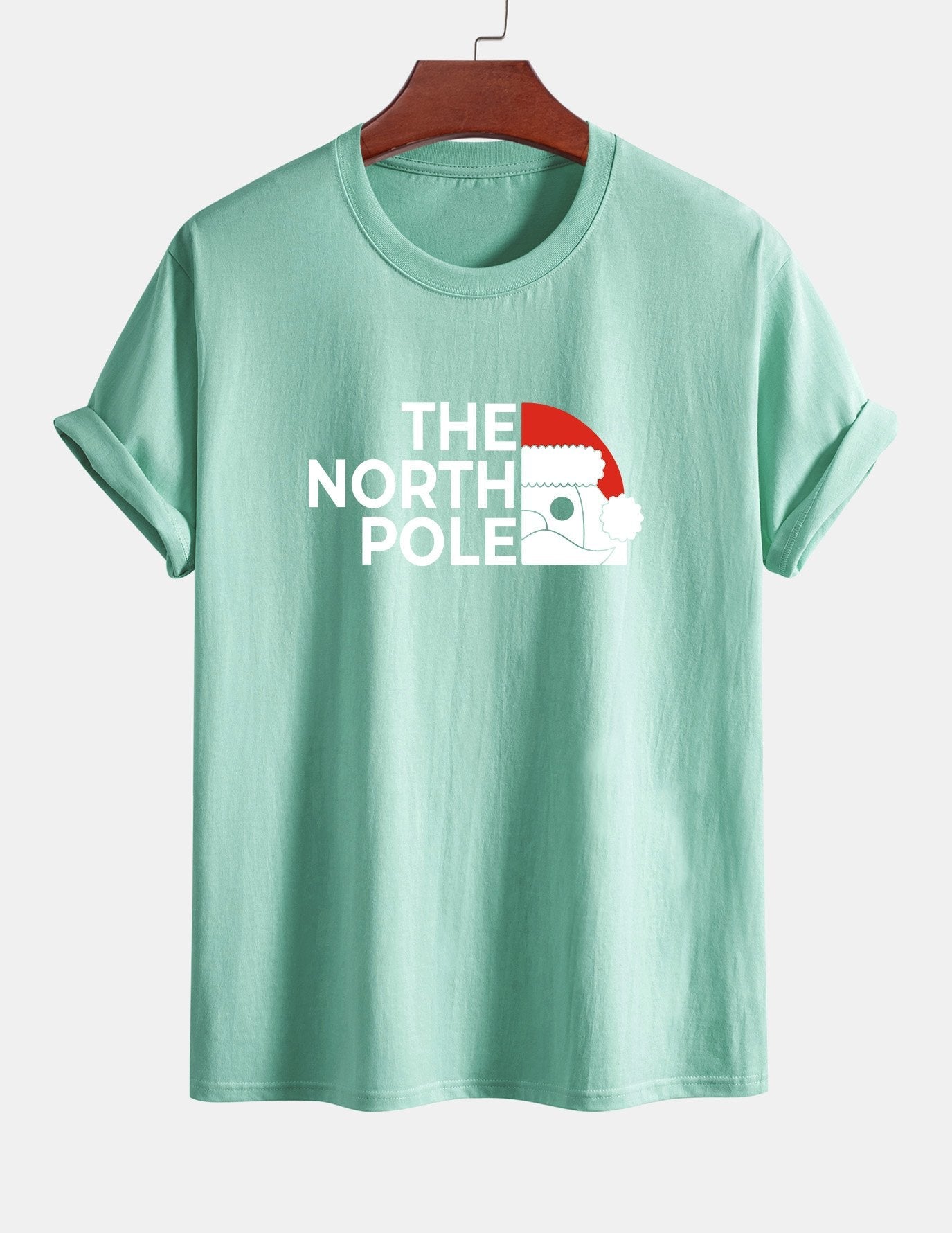 Alberto® | Santa Claus Slogan Print Cotton T-Shirt