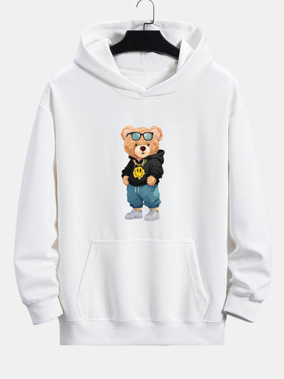 Anthony | Hip Hop Bear Print Relax Fit Hoodie