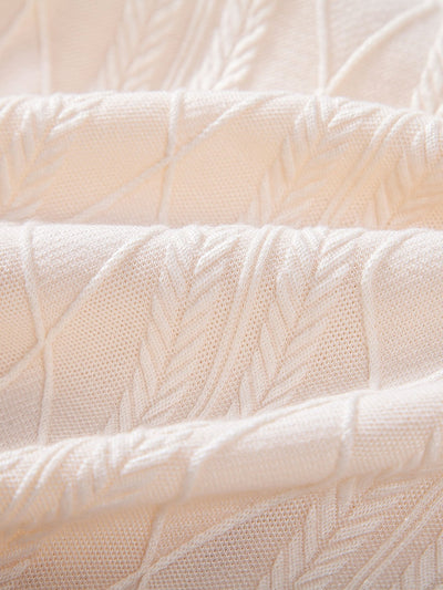 Duane® | Knitted Geometric Rhombus Jacquard Cuban Shirt