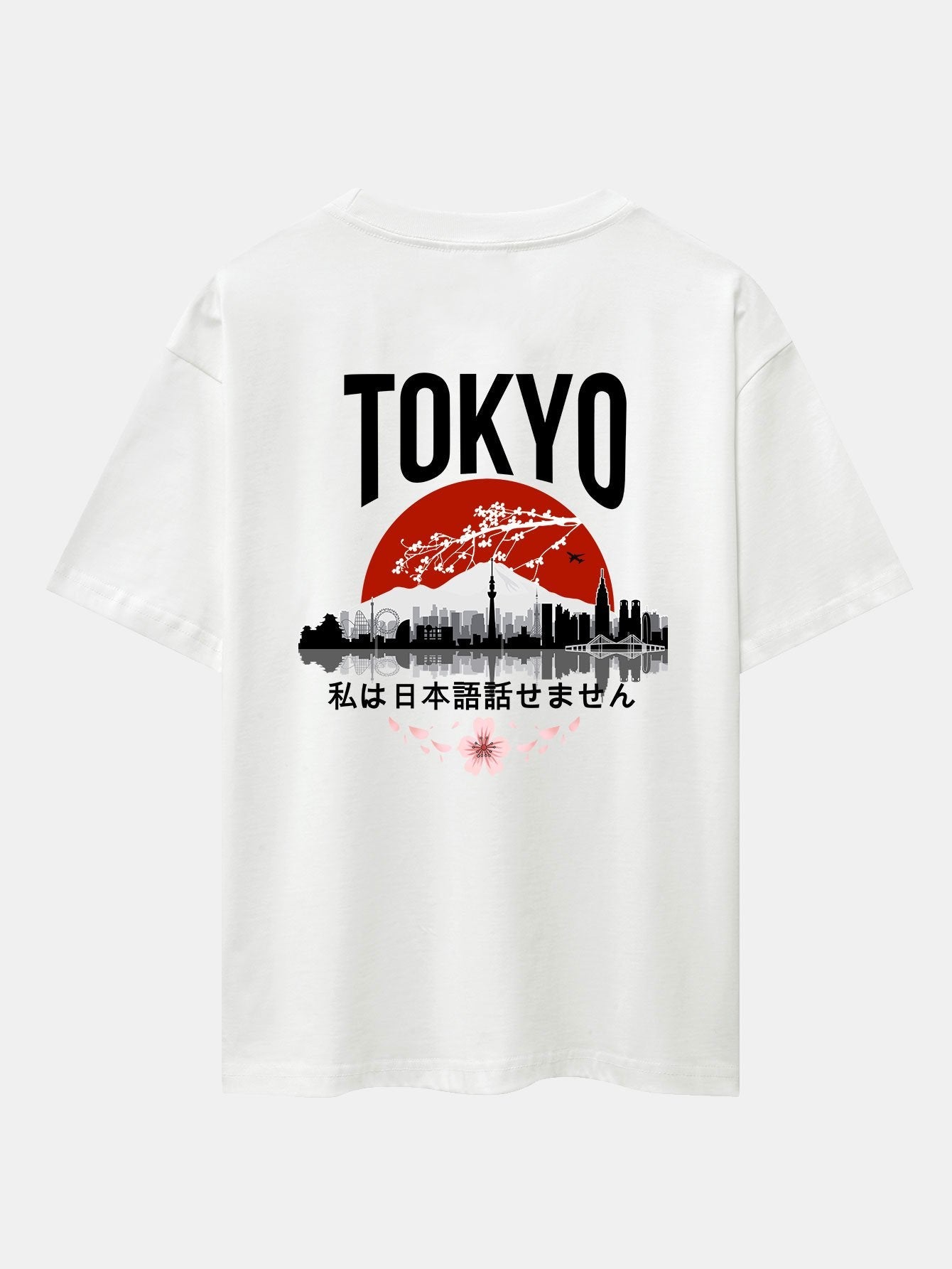 Lucian® | Tokyo Scenery Back Print Oversize T-Shirt